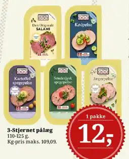 Dagli'Brugsen 3-Stjernet pålæg tilbud