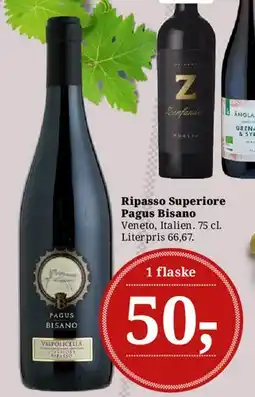 Dagli'Brugsen Ripasso Superiore Pagus Bisano tilbud