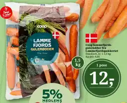 Dagli'Brugsen Lammefjords gulerødder tilbud