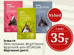 Dagli'Brugsen Irma te tilbud