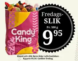 Dagli'Brugsen Fredags-slik (Candy King) tilbud