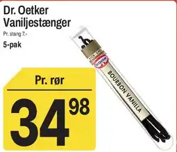 ABC Lavpris Dr. Oetker Vaniljestænger tilbud