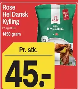 ABC Lavpris Rose Hel Dansk Kylling tilbud