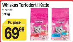 ABC Lavpris Whiskas Tørfoder til katte tilbud