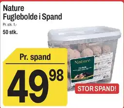 ABC Lavpris Nature Fuglebolde i spand tilbud
