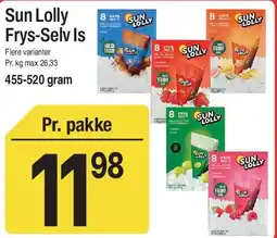 ABC Lavpris Sun Lolly Frys-Selv Is tilbud