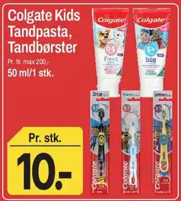 ABC Lavpris Colgate Kids Tandpasta / Tandbørster tilbud