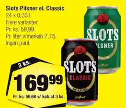 Calle Slots Pilsner / Classic tilbud