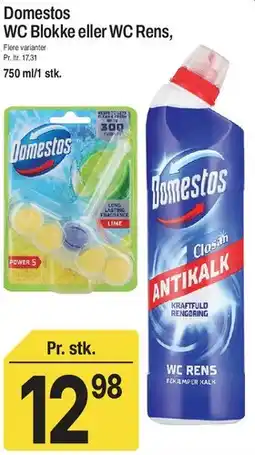 ABC Lavpris Domestos WC Blokke / WC Rens tilbud