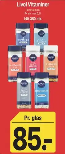 ABC Lavpris Livol Vitaminer tilbud