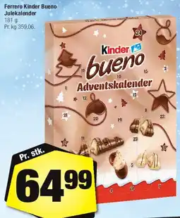 Calle Ferrero Kinder Bueno Julekalender tilbud