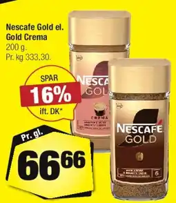 Calle Nescafé Gold / Gold Crema 200 g tilbud