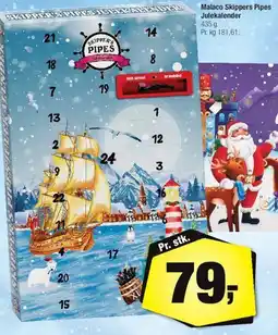 Calle Malaco Skippers Pipes Julekalender tilbud