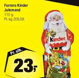 Calle Ferrero Kinder Julemand tilbud