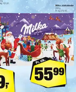 Calle Milka Julekalender tilbud