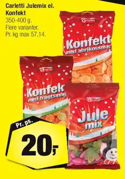 Calle Carletti Julemix el. Konfekt tilbud