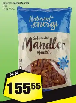 Calle Naturens Energi Mandler 2 kg tilbud