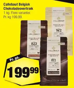 Calle Callebaut Belgisk chokoladeovertæk tilbud