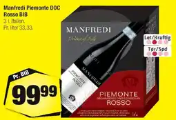 Calle Manfredi Piemonte DOC Rosso BIB tilbud