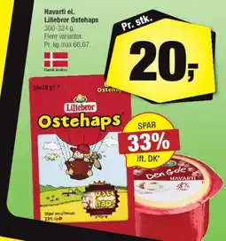 Calle Havarti / Lillebror Ostehaps tilbud