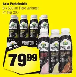 Calle Arla Proteindrik tilbud