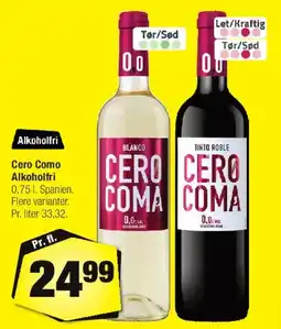 Calle Cero Como Alkoholfri tilbud