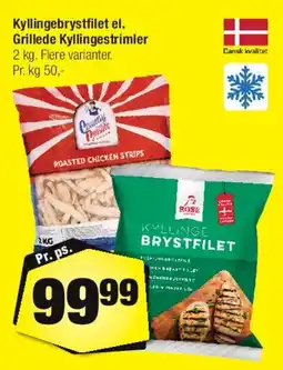 Calle Kyllingebrystfilet / grillede kyllingestrimler tilbud