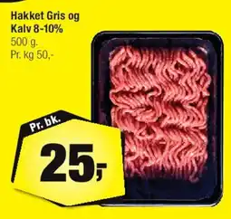 Calle Hakket Gris og Kalv 8-10% tilbud