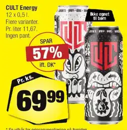 Calle CULT Energy tilbud