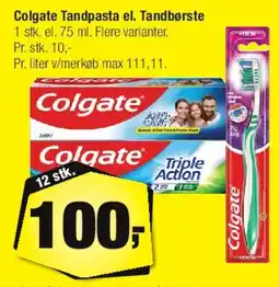 Calle Colgate Tandpasta el. Tandbørste tilbud