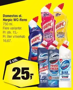Calle Domestos / Harpic WC-Rens tilbud