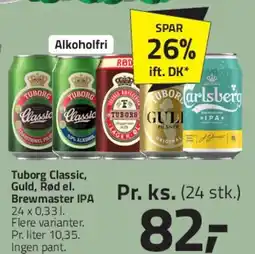 Fleggaard Tuborg/Carlsberg (24 stk.) tilbud