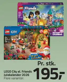 Fleggaard LEGO City el. Friends Julekalender 2026 tilbud