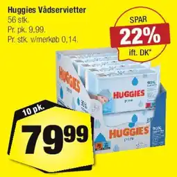 Calle Huggies Vådservietter tilbud