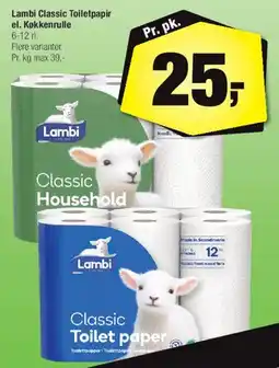 Calle Lambi Classic Toiletpaper / Household tilbud