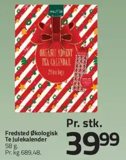 Fleggaard Fredsted Økologisk Te Julekalender tilbud
