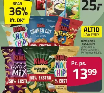 KiMs - snackposer og dipmix (flere varianter)