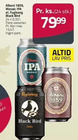 Fleggaard Albani 1859 / Fuglsang Black Bird tilbud