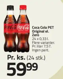 Fleggaard Coca‑Cola PET (Original / Zero) tilbud
