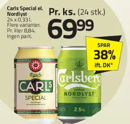 Fleggaard Carls Special el. Nordlyst tilbud