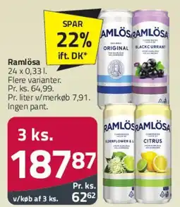 Fleggaard Ramlösa (dåser) tilbud