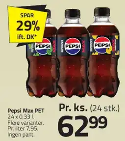 Fleggaard Pepsi Max PET tilbud