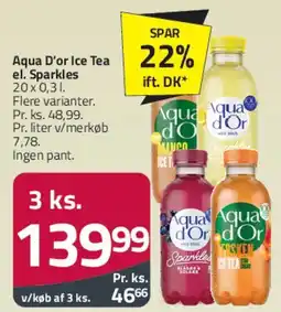 Fleggaard Aqua d'Or Ice Tea / Sparkles tilbud