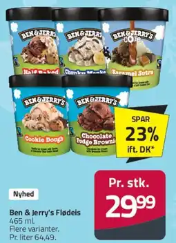 Fleggaard Ben & Jerry's Flødeis tilbud