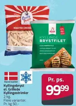 Fleggaard Kyllingebryst / grillede kyllingestrimler tilbud