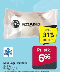Fleggaard Miss Bagel Pizzadej tilbud