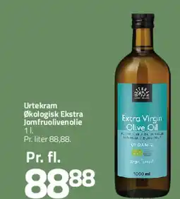 Fleggaard Urtekram økologisk ekstra jomfruolivenolie tilbud