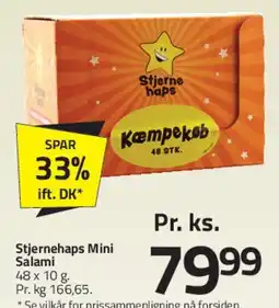 Fleggaard Stjernehaps Mini Salami tilbud
