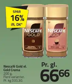 Fleggaard Nescafé Gold / Gold Crema tilbud
