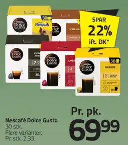 Fleggaard Nescafé Dolce Gusto tilbud